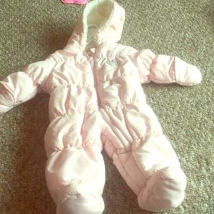Baby girl snow suit